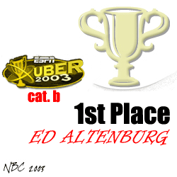 UBER 2003 - Category B - First Place - Ed Altenburg